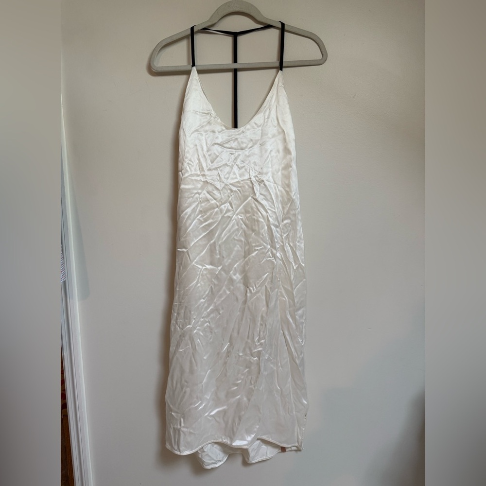 Lunya T-Back 100% Washable Silk Nightgown